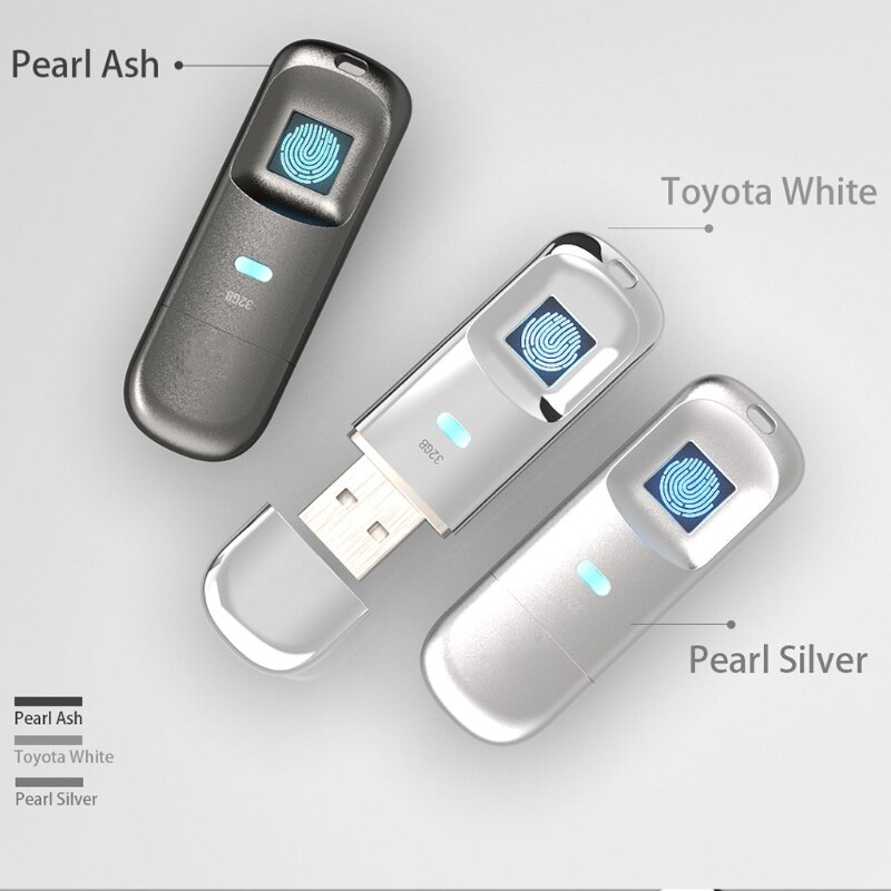 Fingerprint Encryption Memory Drive U Disk Supports USB3.0 Transfer Computer Data Storage High Speed 32G/64G/128G Flash