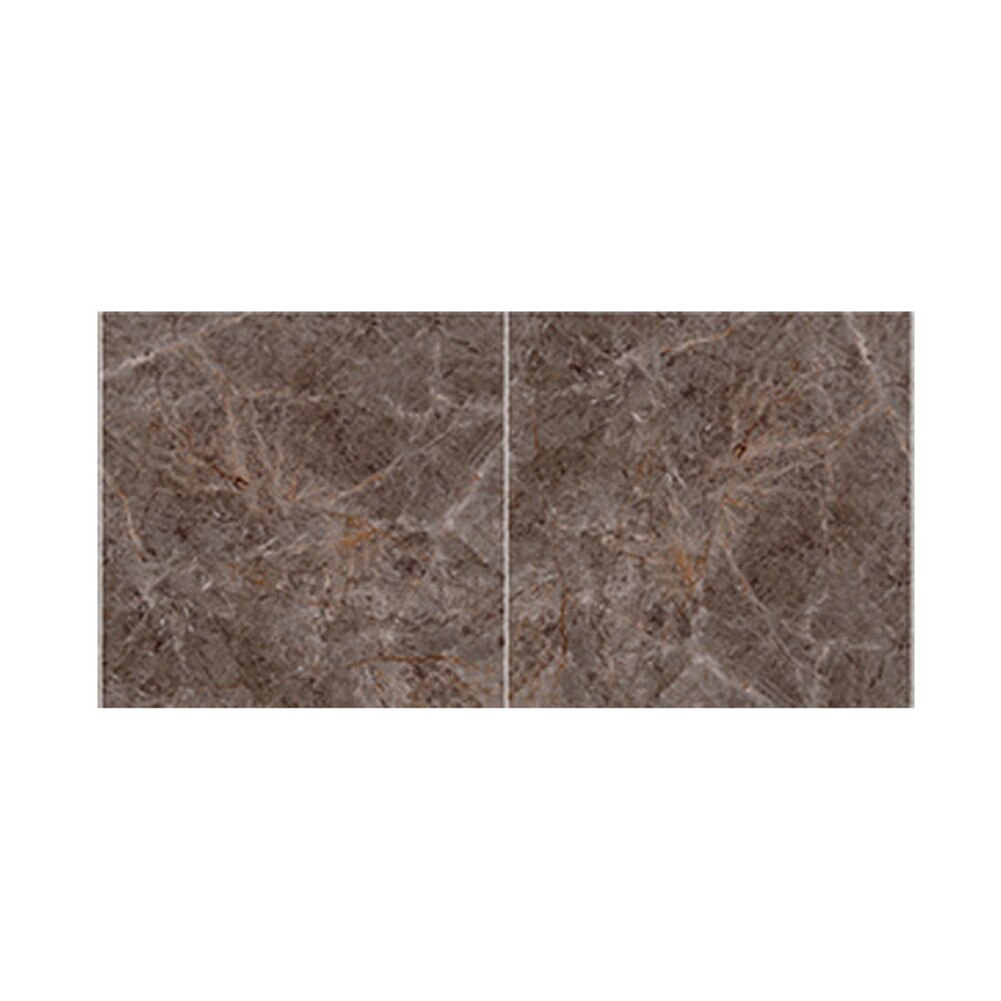 2Pcs Marble Grain Tile Stickers Waterproof Self-Adhesive PVC Wall Floor Stickers Wallpapers for Home Decor 30x30cm QJS S