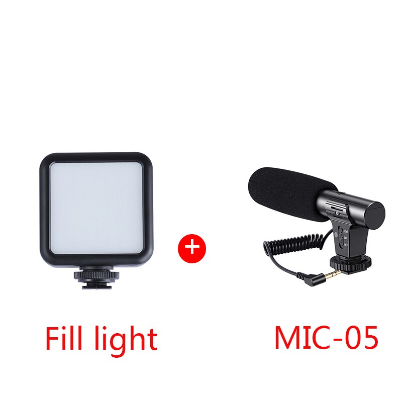 MAMEN Schönheit Licht 5W Mini 36 LEDs Video Licht 6500K Fotografische Beleuchtung U Helle 2700K-3500K Vlog Füllen Licht für Kanon/iphone: Package 5