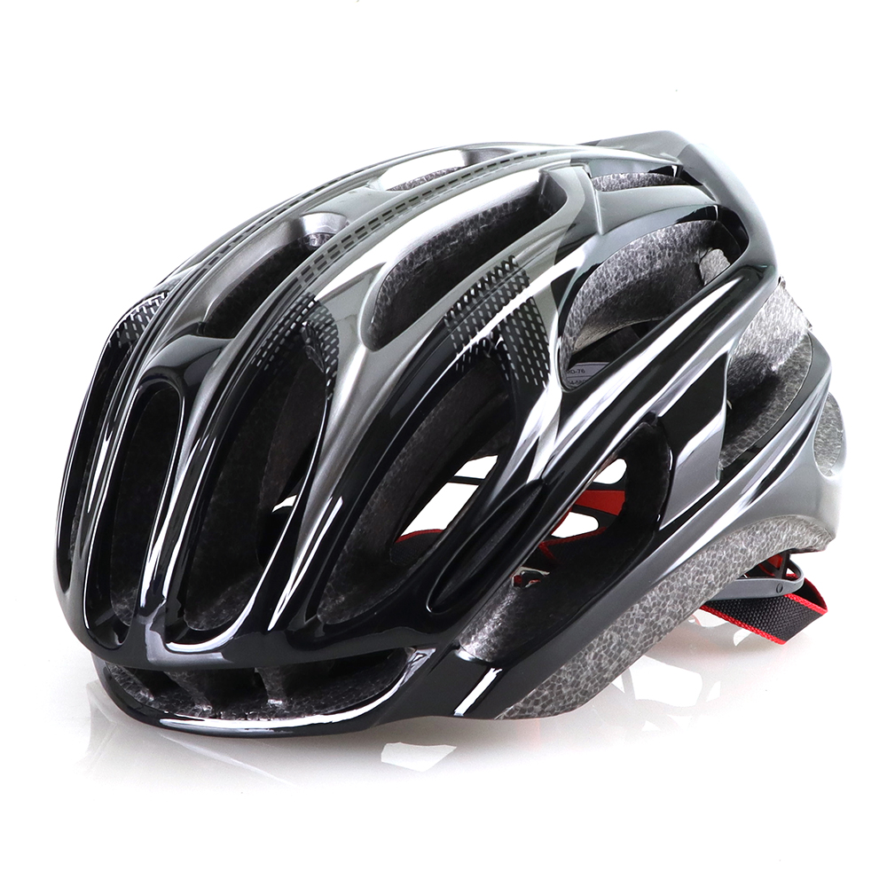 Casco de bicicleta de carretera Aero casco de montar ultraligero hombres deportes de bicicleta MTB ciclismo casco moldeado integralmente equipo de seguridad de bicicleta: l / Castaño