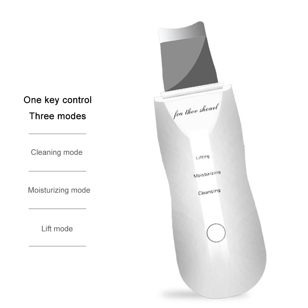 Vibrating Face Cleaner Machine Skin Scrubber Remove Dirt Blackhead Grease and Makeup Dirt Facial Whitening Lifting Tools