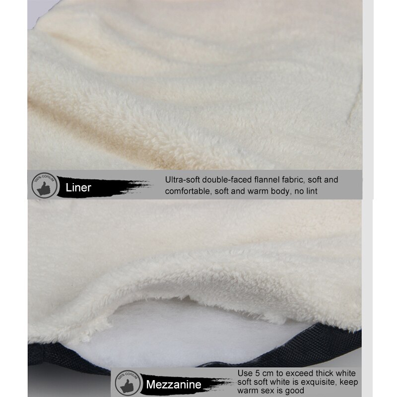 Gants de poussette chauds d&#39;hiver pour bébé, , imperméable, moufle, Buggy, épais, en laine
