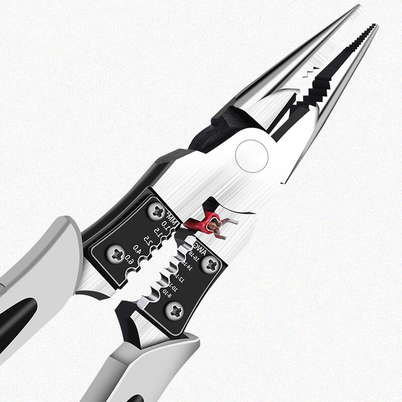 Multi-function Wire Cutter Pliers Industrial Grade Electric Wire Stripping Crimping Vise Strong Manual Home Repair Tools