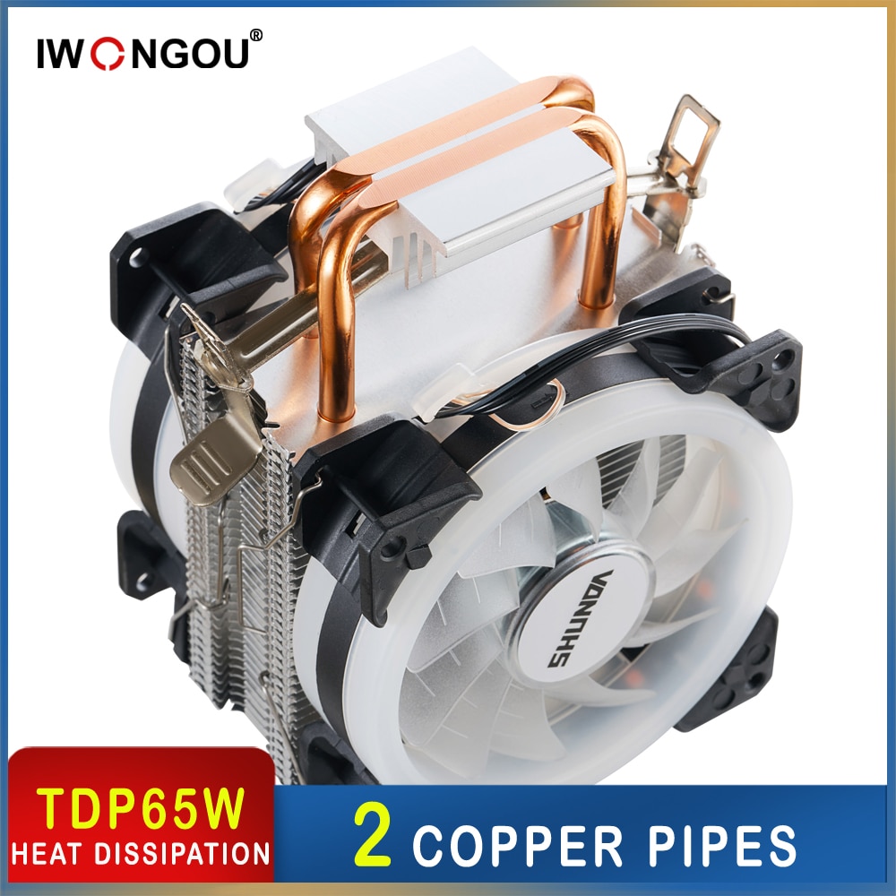 Cpu Cooling fan rgb Processor cooler FOR Intel LGA 1150 1151 1155 1156 775 1200 AMD AM3 AM4 X79 x99 processor cooler Frozen