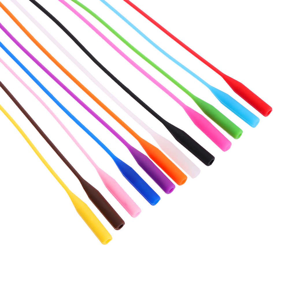 1PC Adjustable Silicone Eyeglasses Straps Sunglasses String Ropes Glasses Chain Sports Band Holder Elastic Anti Slip Cords