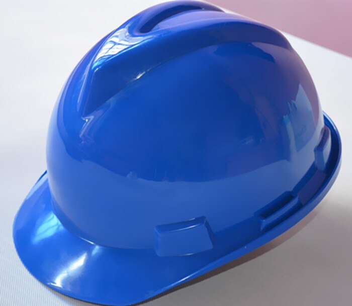 Gute casco de seguridad V stil Glasierten stahl baustelle sicherheit Helm arbeit Webseite schützen Helm: Blau