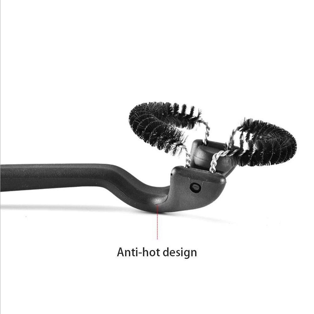 Semi-automatic Coffee Machine Cleaning Brush Detachable Nylon Bristle Brush Head Cleaner Elbow Anti-scalding Durable