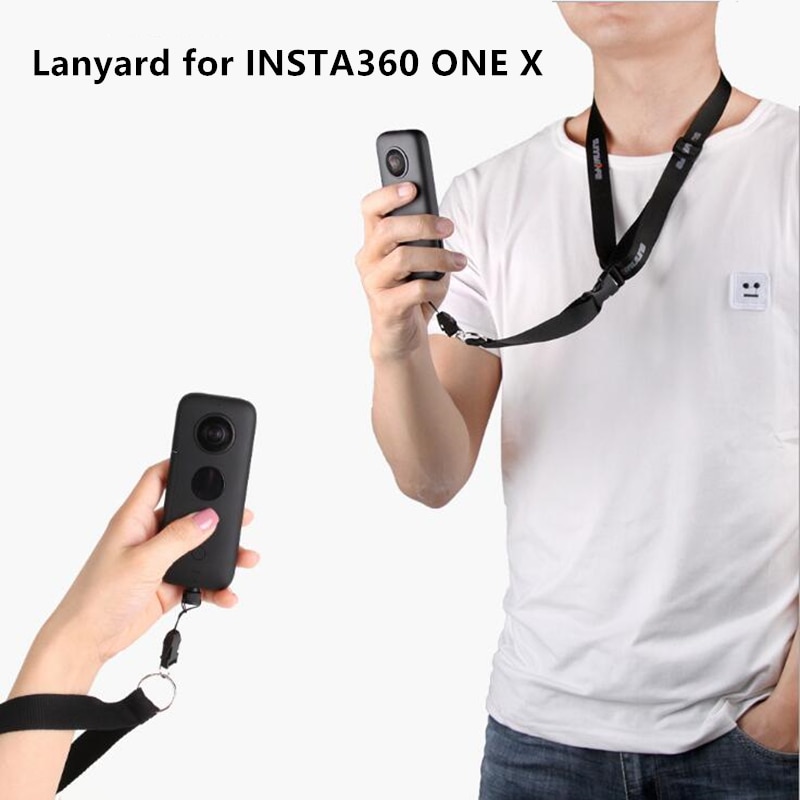 Nek/Wrist Strap Lanyard Voor Insta360 Een X Quick Release Camera Met Houder Wrist Strap Lanyard Insta 360 Camera accessoires