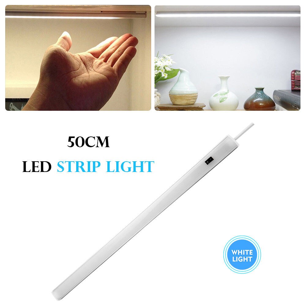 LED Bar Lights 50cm LED Tube Strip Bar Light LONG White Light Caravan Motorhome Van Truck 12V