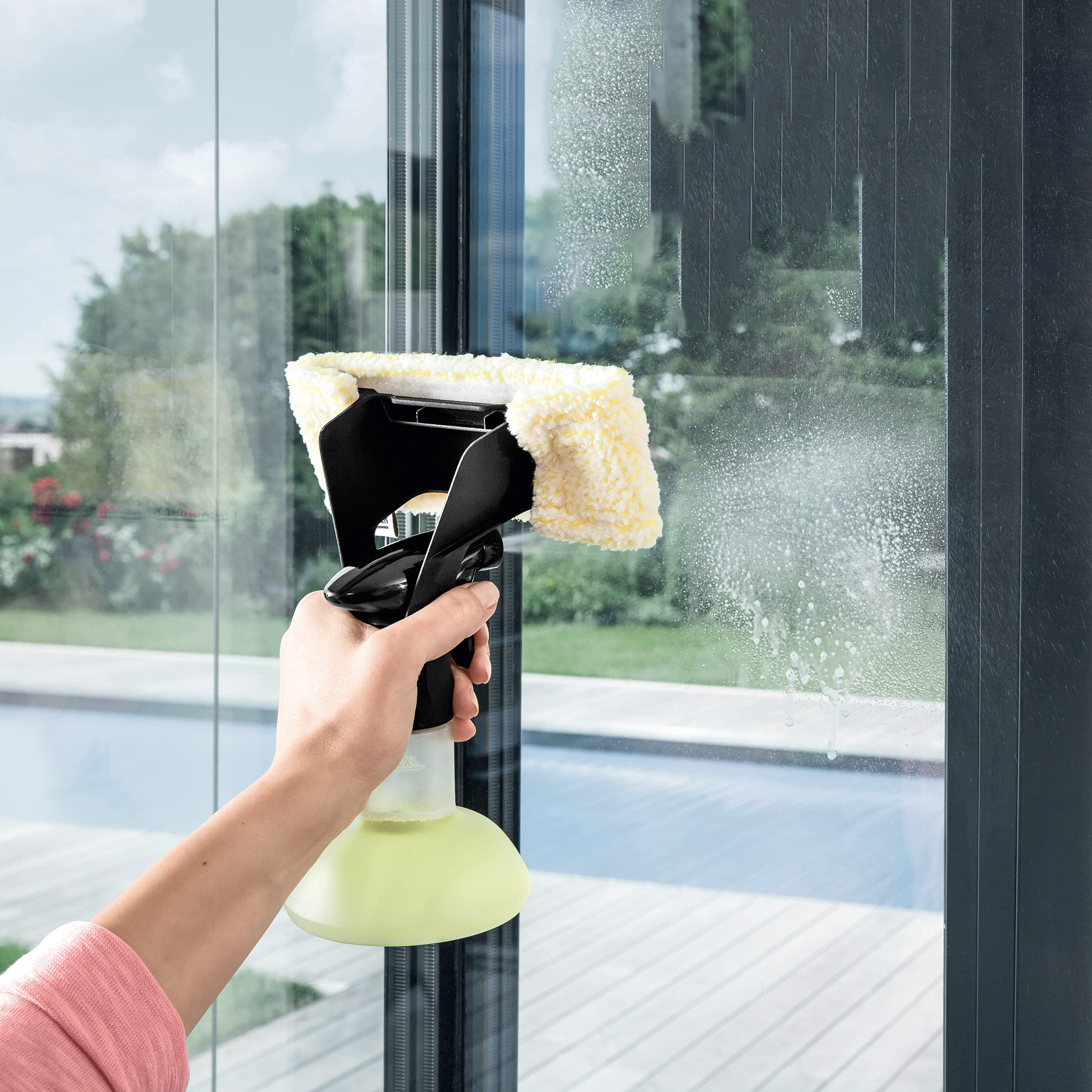 Voor Karcher WV2 WV5 Venster Stofzuiger Wasbare Mop Doek Onderdelen Glas Schone Vodden Rubberen Strip Veeg Glazenwasser