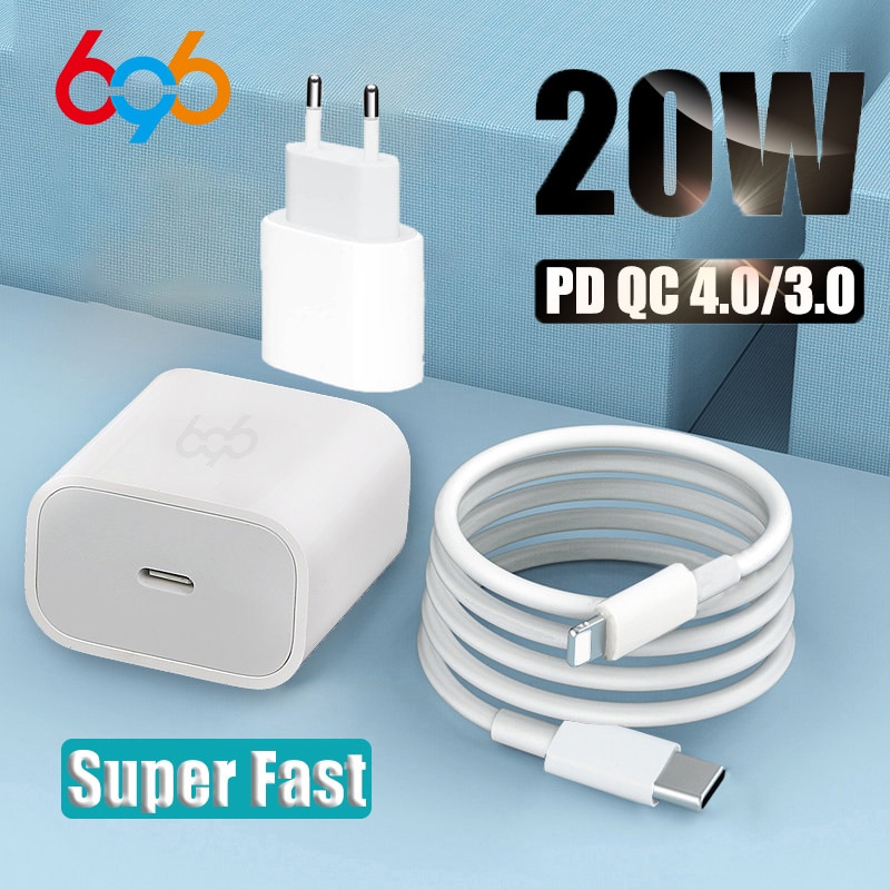 20w 18w usb c-lader voor iphone 12 pro max 11 xs xr snellader type c  qc 3.0 on xiaomi snellader voor mobiele telefoon
