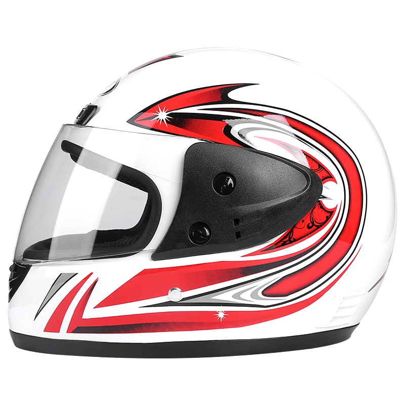 Helmets Motorcycle Full Face Motorcross Helmet Safety Moto Bike Gadgets Crash Helmet ATV DH Racing Scooter Helmet Unisex: White