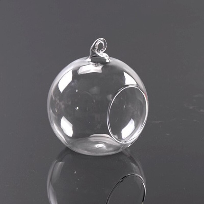 Hanging Tealight Candle Holder Glass Globes Terrarium Wedding Romantic Party Wedding Candlestick 6/8/10/12cm: 120mm