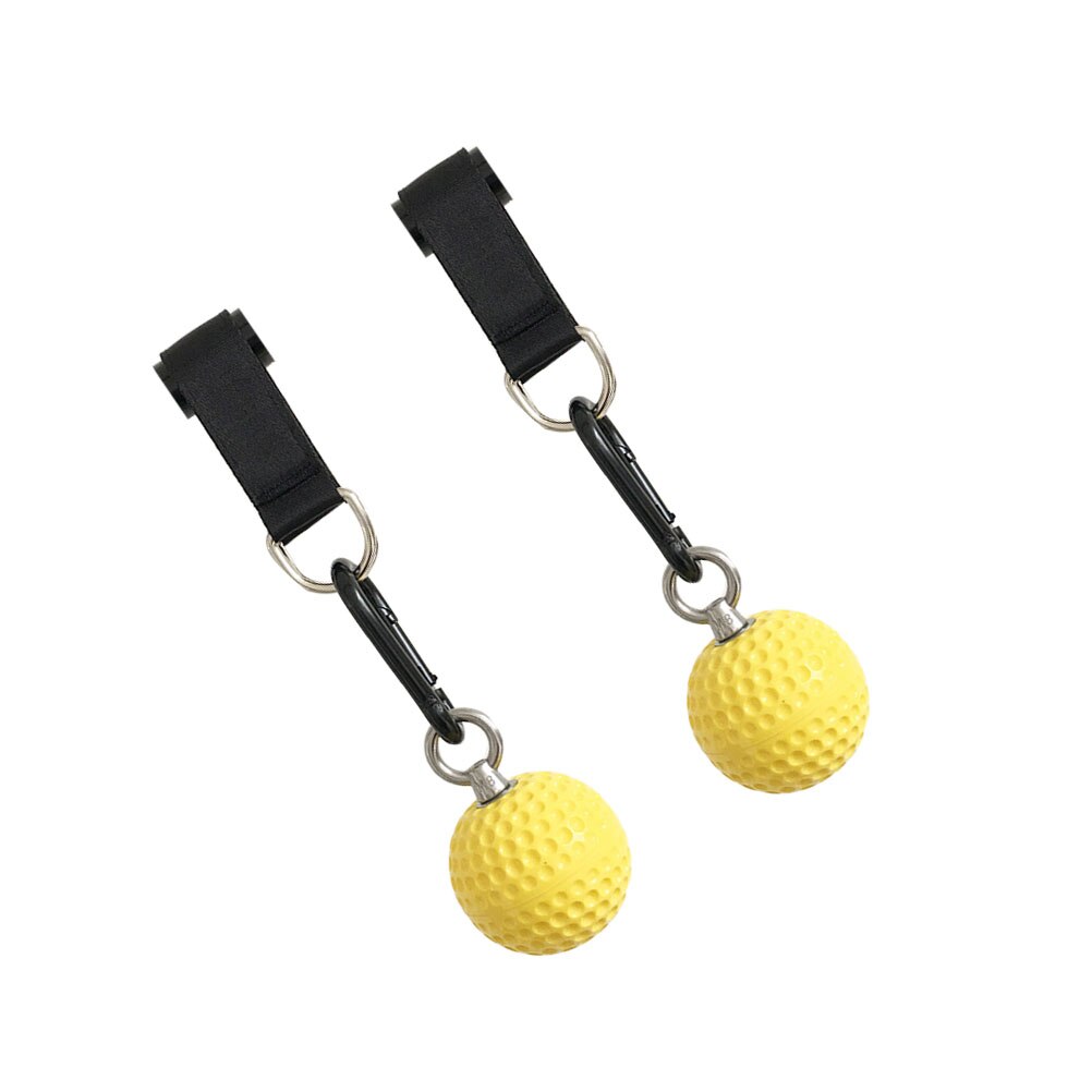 1 Pair Solid Grip Ball Gym Hanging Straps Fitness Sling Training Aids For Arm Wrist Pull-Up Exercise