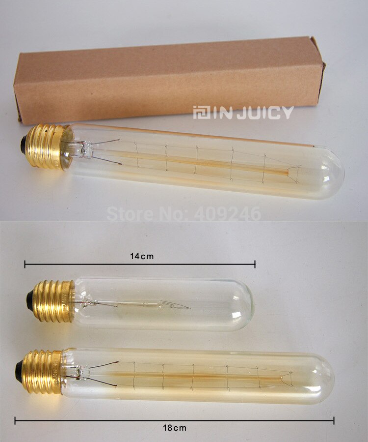 Specialbelysning glödlampa konst glödlampa vintage retro edison lampa  e27 halogenlampor, tillbehör ,t30-185