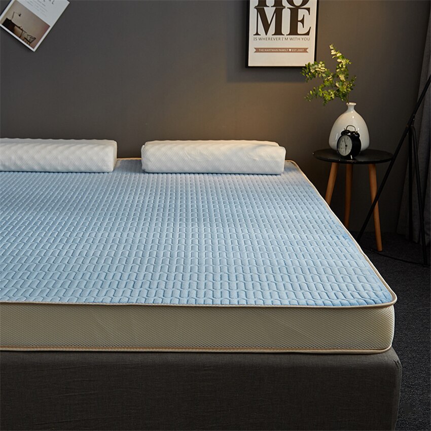 Latex Mattress Folding Mattress For Queen/King /Twin/Full Size Bed Breathe Foam Tatami Mattress: A / 90x200cm 5cm thick