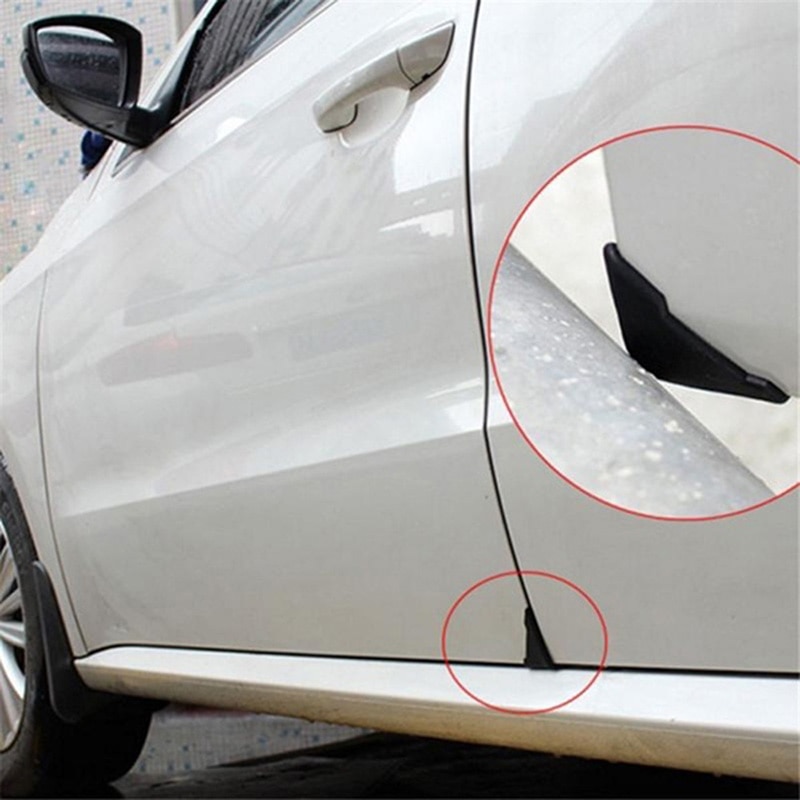 2Pcs Siliconen Auto Deur Hoek Cover Bumper Crash Kras Protector Anti-Kras Crash Bescherming Auto Care