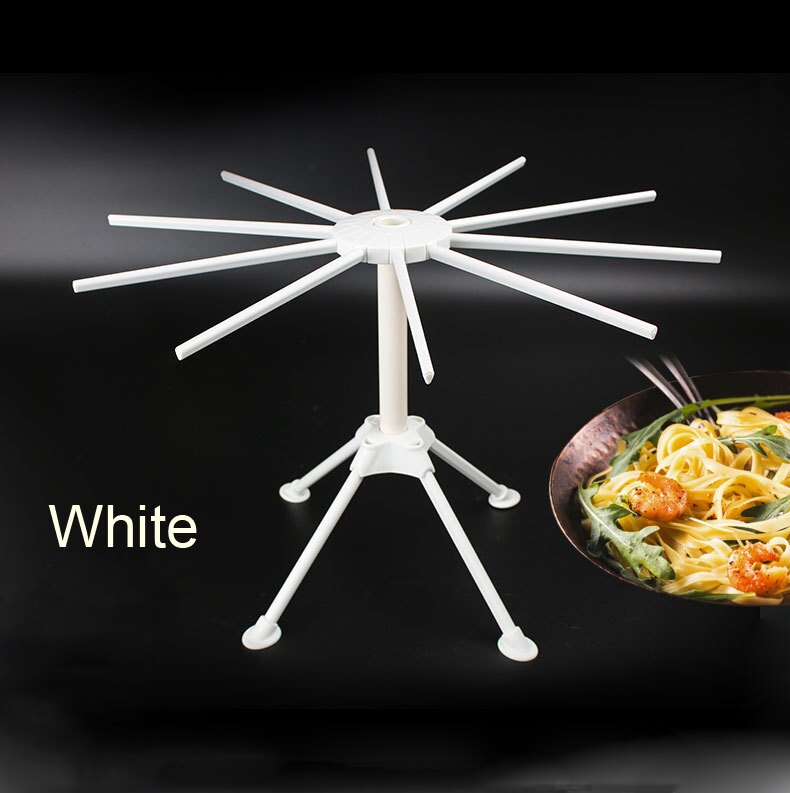 10 Arms Pasta Drying Rack and Spaghetti Pasta Maker with Stand , Househould Noodle Dryer Shelf Kitchen Tools Small Machine
