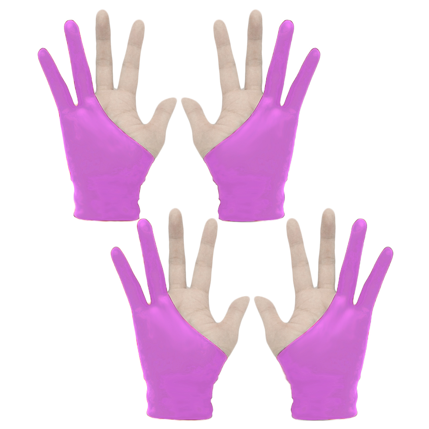 Keenso Anti-Smudge Tablet Malhandschuh - 2-Finger Zeichnungshandschuh Für Künstler (Größe S)