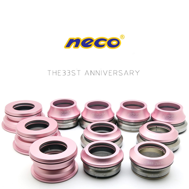 Neco lagerhodesett 41 mm 41.8mm 44 46.8 46.9 51.8 55 56mm til landeveissykkel headset kopp mtb sykkel sykkelgaffel rett konisk
