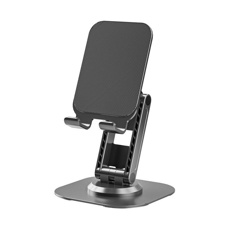 360 ° drehen Metall Schreibtisch praktisch Halfter Ständer für iPhone iPad Xiaomi verstellbare Schreibtisch-Tablette-Halfter Tisch praktisch-Ständer: Schwarz