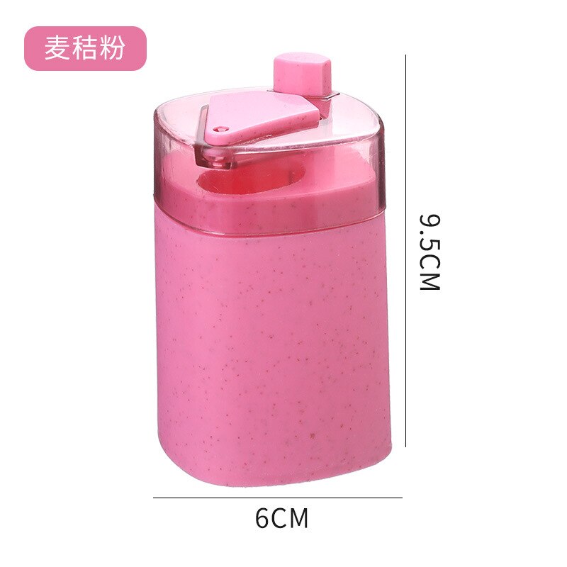 Toothpick Box Automatic Pop-up Home Living Room Pressed Toothpick Cartridge Can Portable Toothpick Cartridge: Nordic pink