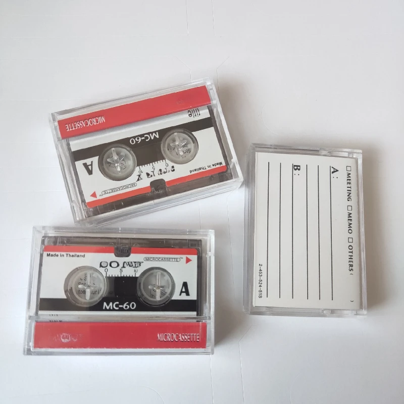 1PCS Mini Interview Tape MC-60 Minute Mini Recording Tape Interview Machine Cassette