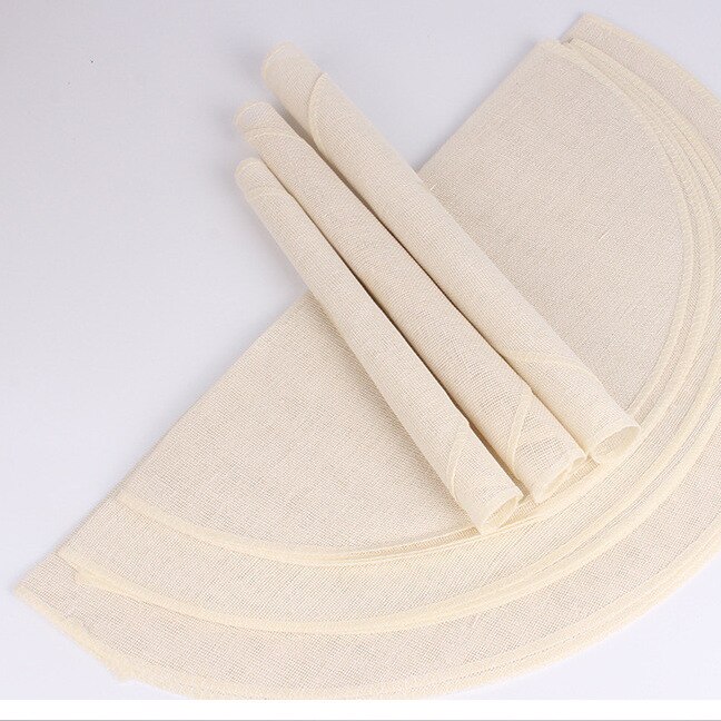 10 unids/lote vaporera de bambú redonda de papel humeante papeles hogar algodón vapor tela no-stick jaula cajón vapor Pad: 50CM