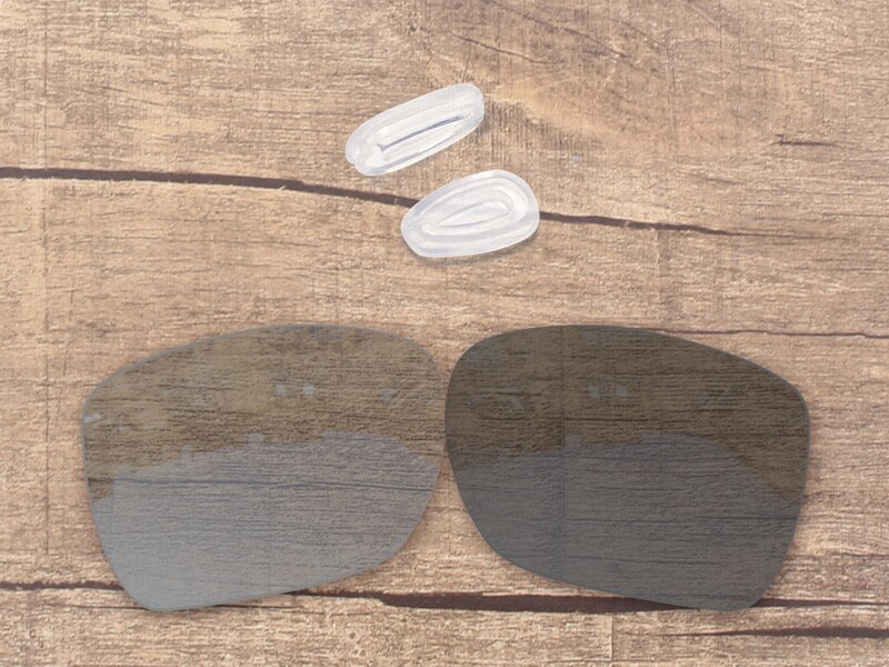 Vonxyz lentilles de rechange polarisées + choix de couleur | 20 +, choix de couleurs, tampons nasaux pour-cadre Oakley déviation OO4061: Grey Photochromic