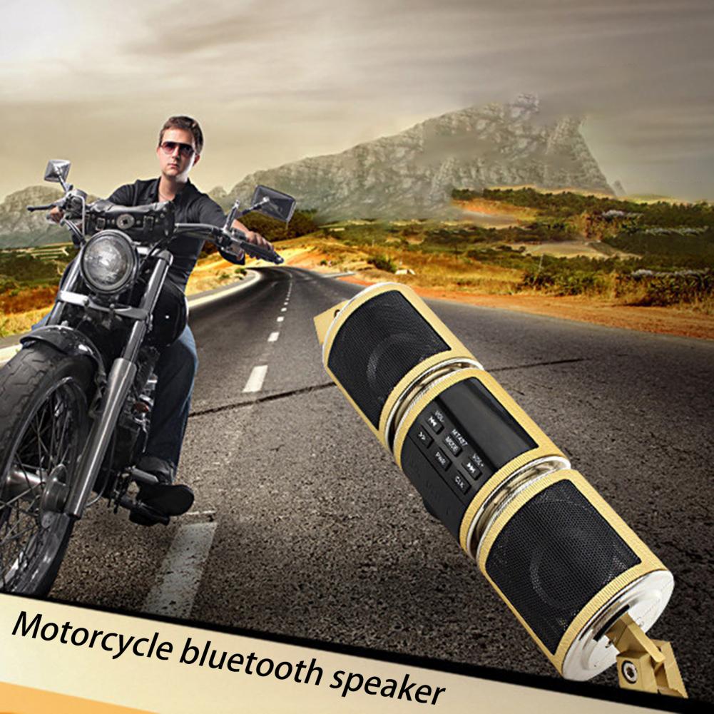 MT487 Bluetooth Speaker Stuur Mount Led Scherm Muziekspeler Multifunctionele Motorfiets Bluetooth Speaker Voor Motorfietsen