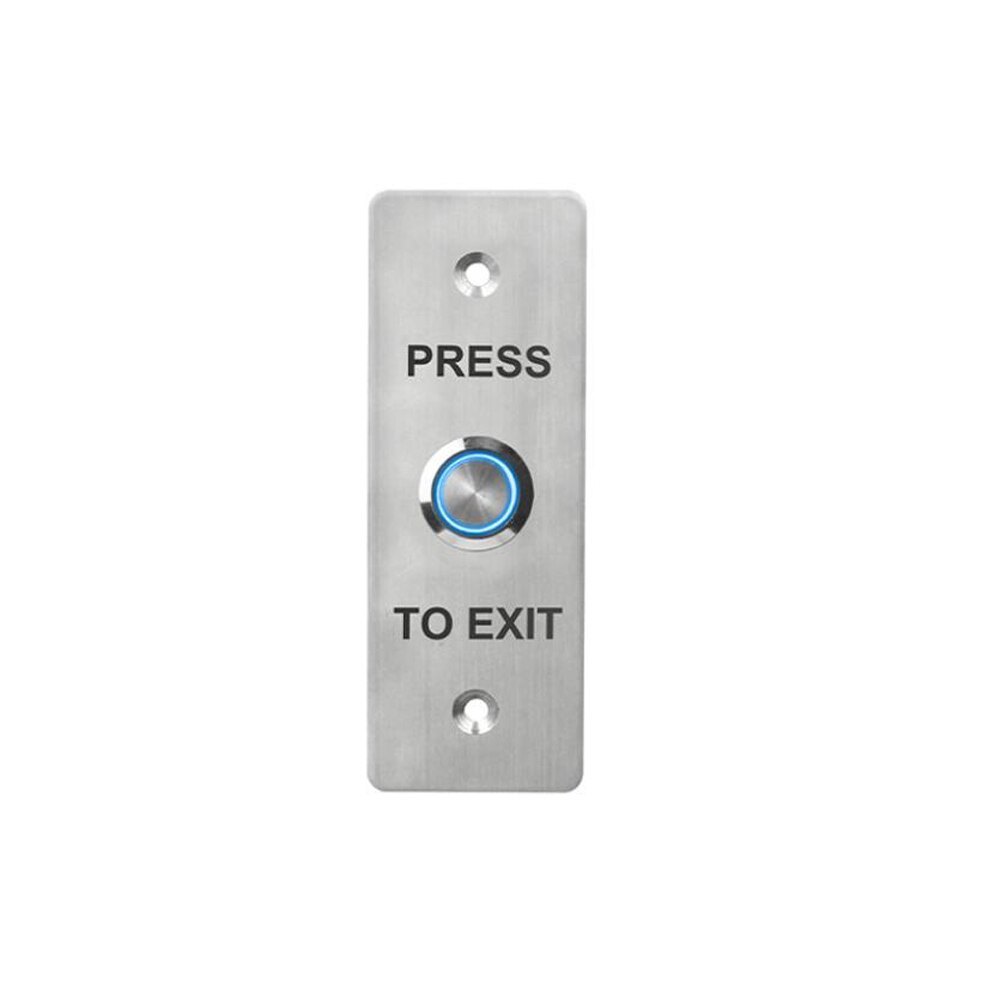 Access Control Exit Button Push Switch Door Release Buttons Open Electronic Gate Lock With light: Default Title