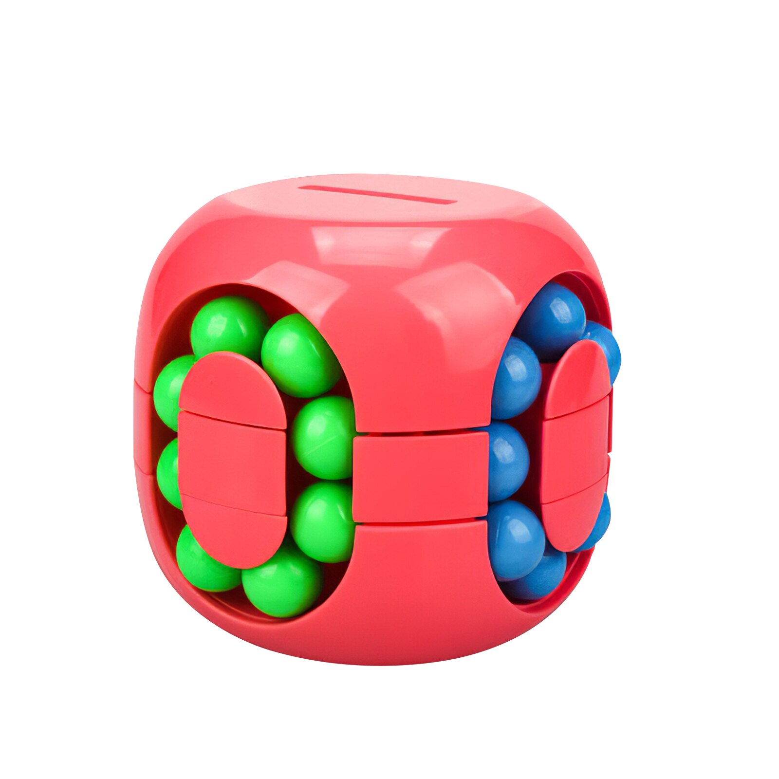 Little Magic Bean Speelgoed Gekleurde Bead Roterende Speelgoed Vingertop Gyroscoop Stress Cube Kinderen Educatief Spin Speelgoed: B