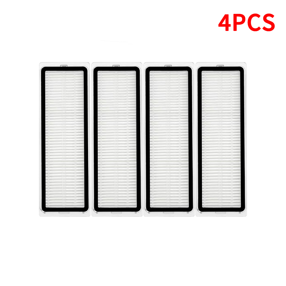 Para xiaomi robô vácuo s20 +/s10 plus/b108gl/b105 peças acessórios escova lateral principal filtro hepa mop pano substituição: Luz amarela
