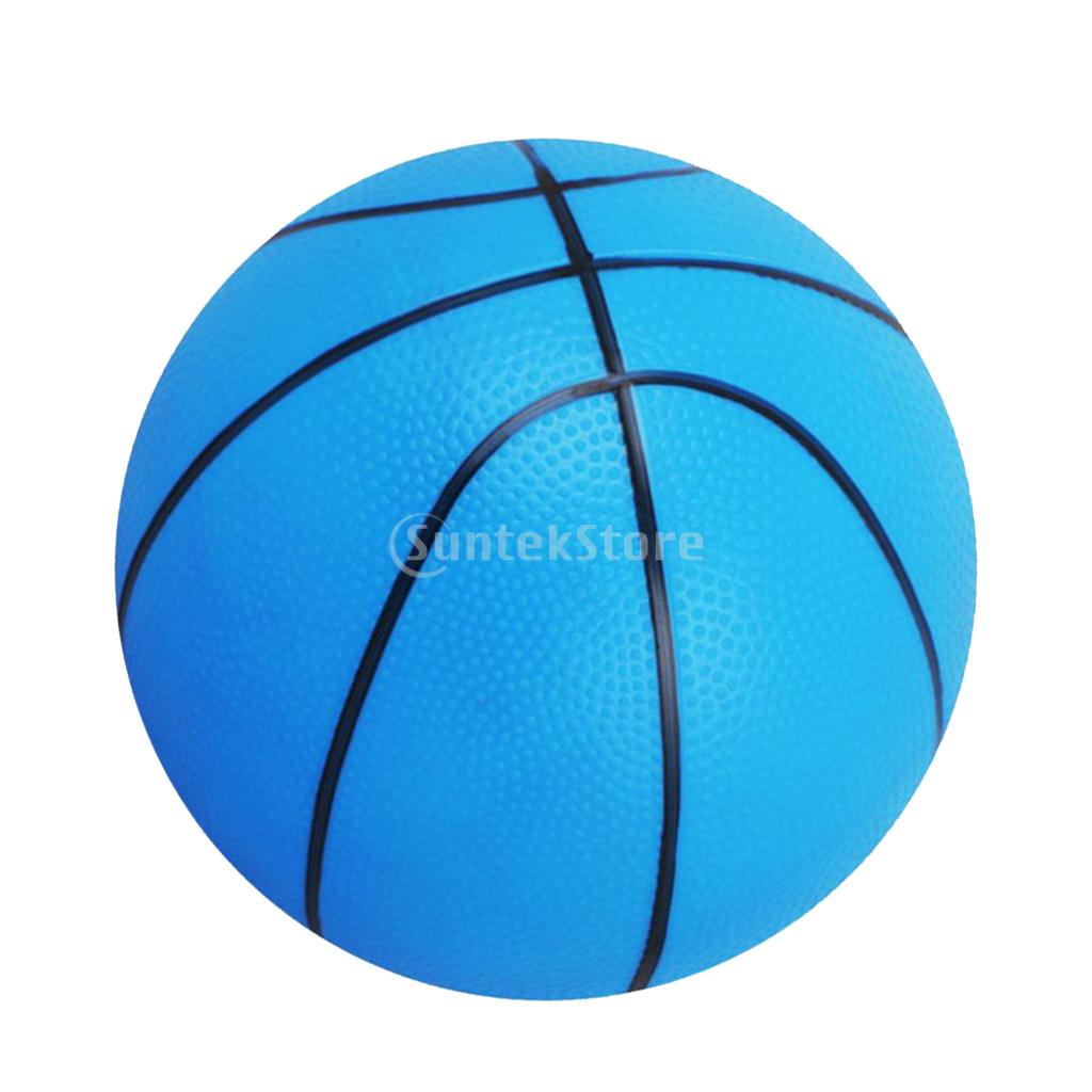 2X pallacanestro piccola Mini pallacanestro carina per bambini palla tenuta in mano morbida e rimbalzante, regalo Mini palla da 6 &quot;per bambini (blu, verde,)