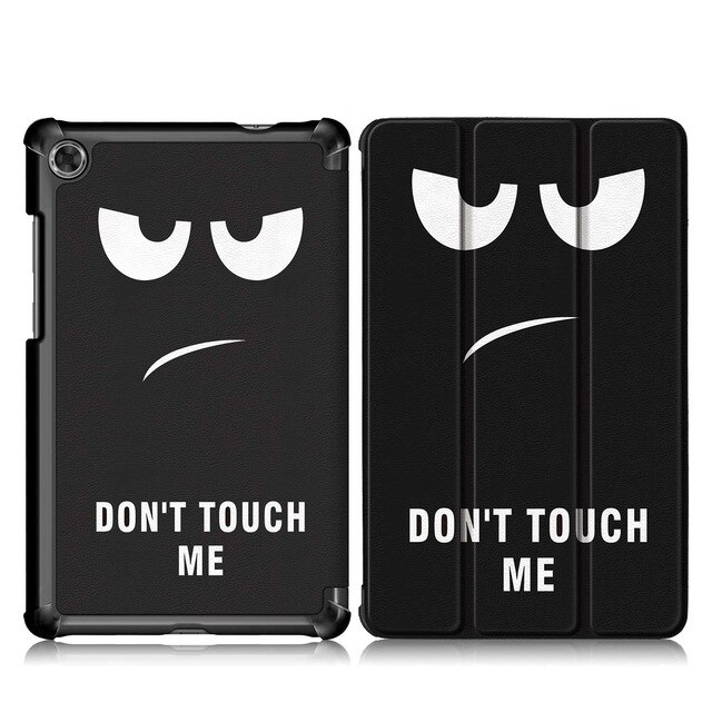 3- opvouwbare magnetische hoes voor lenovo tab  m8 tb-8505f tb -8505x 8.0 inch tablethoes voor lenovo tab  m8 hoes + film + stylus: Dyj