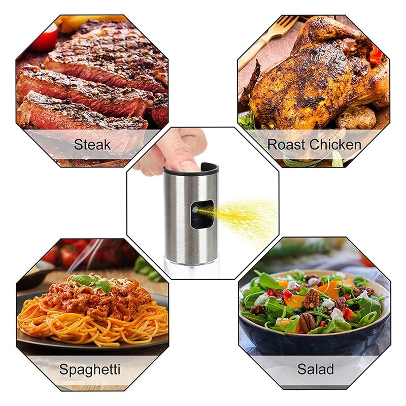 Olijfolie Spuit Olijfolie Spuit Food Grade Draagbare Azijn En Olijfolie Spray Fles Lucht Friteuse