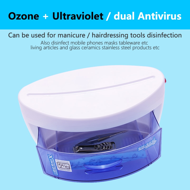 Esterilizador de teléfonos móviles con luz UV caja de Cabina Desinfeccion herramientas de cuidado de uñas protección de uñas esterilización conveniente