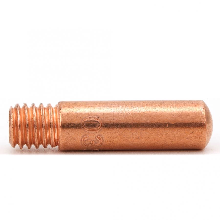 10pcs MIG Welding Gun Contact Tip 11-35 for Tweco Mini/#1 & Lincoln Magnum 100L M6x1.0 Welding Nozzles