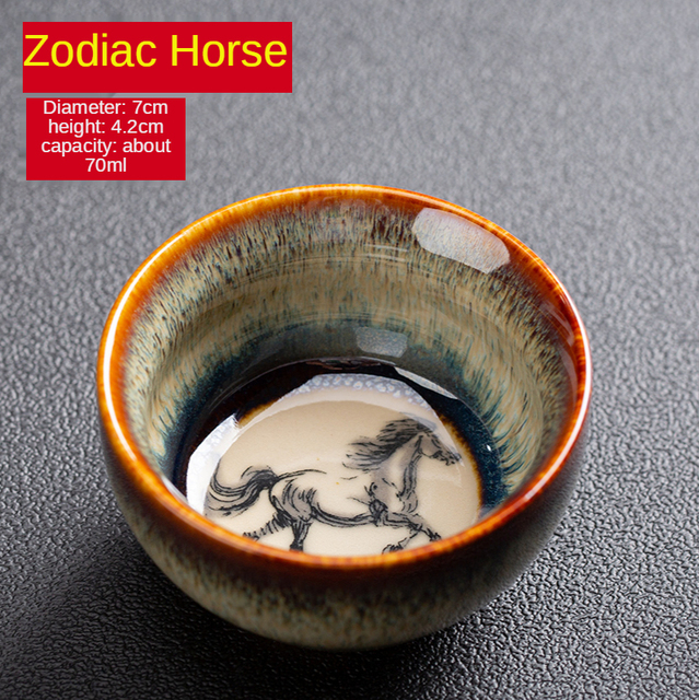 Aazon.co | Handade Tenokus Lotus Tea Cups Set, Traditional Chinese - View #2