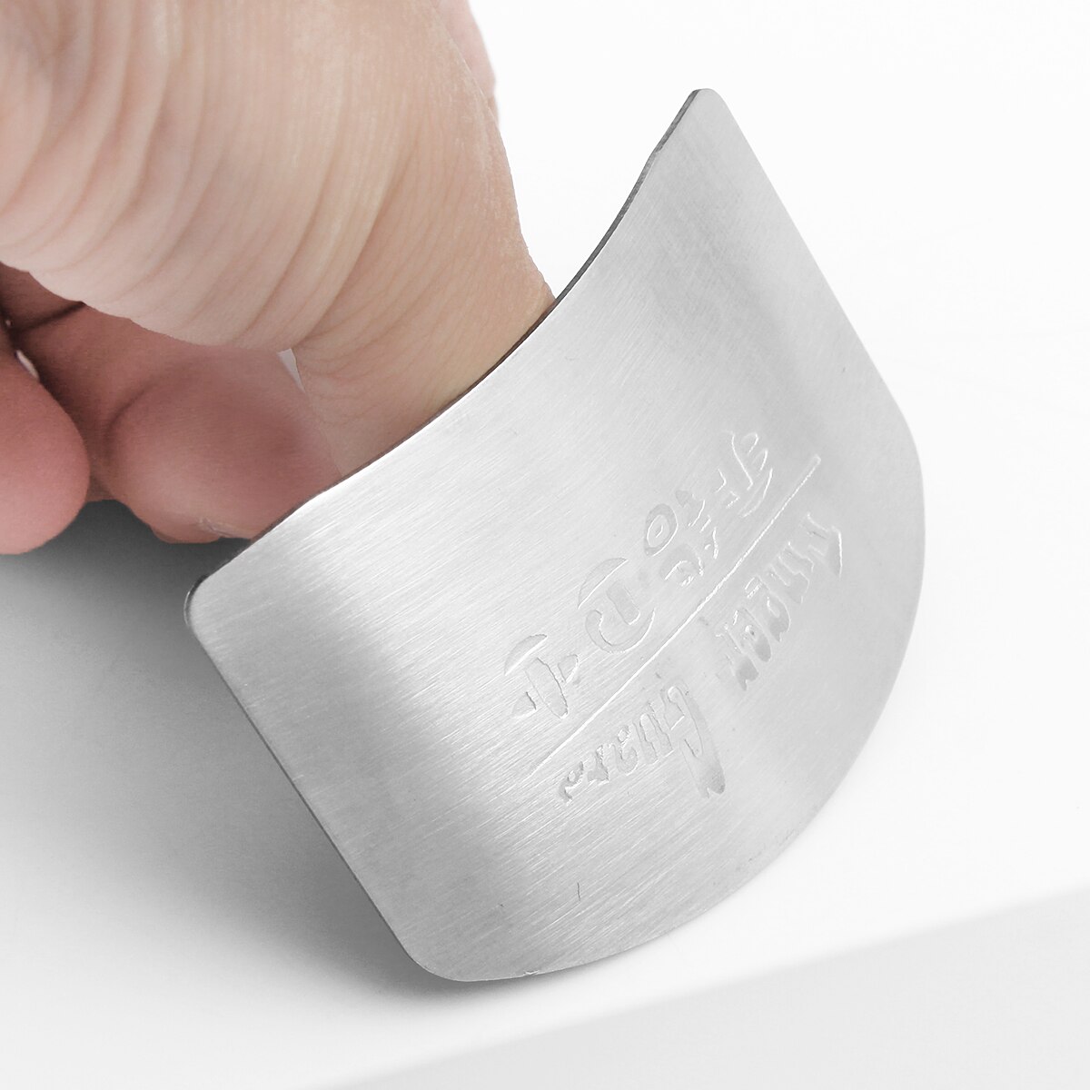Hand schneiden Sicher Schutz Gemüse Schutz Messer Werkzeug Schneiden Zubehör Edelstahl Küche Finger Schutz
