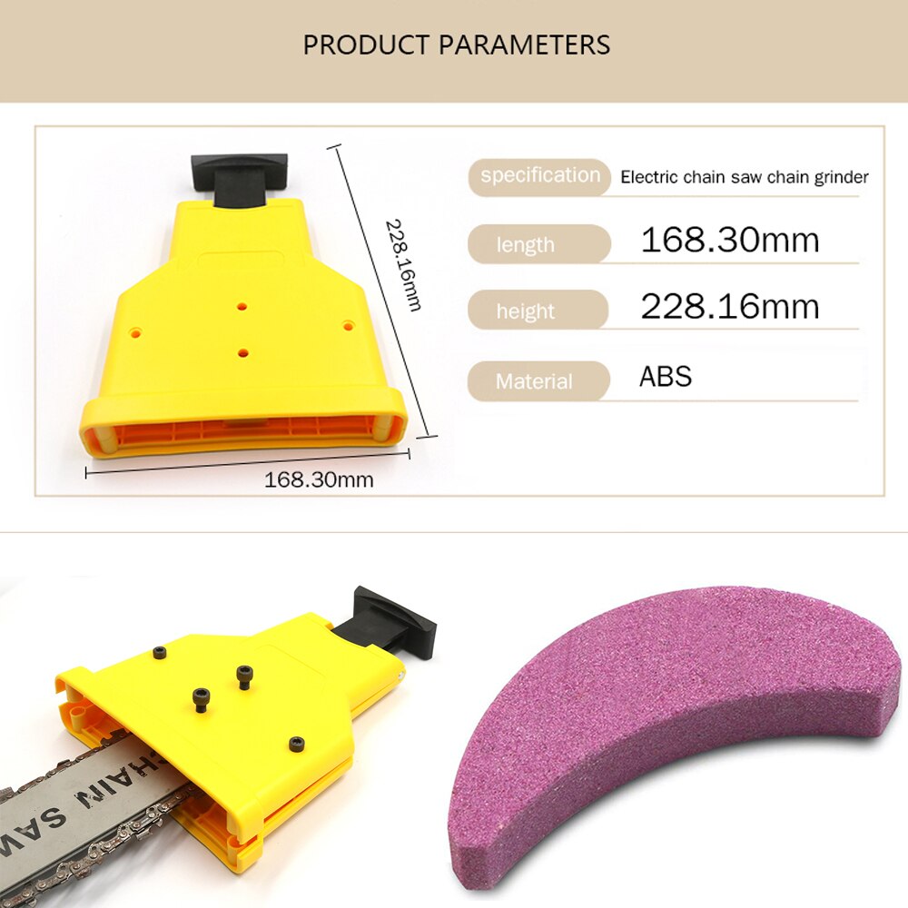 Chainsaw Teeth Sharpener Woodworking Sharpen Chain Saw Fast Grinding Sharpening Chainsaw Whetstone Tools