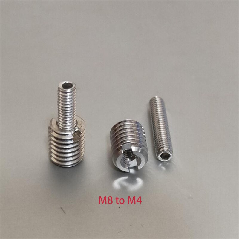 HIFI Audio Speaker Amplifier Chassis FE Shock Absorber Foot Pad Feet Base Nail Isolation Spikes Stand Cone Floor: 4 pieces / M8 to M4