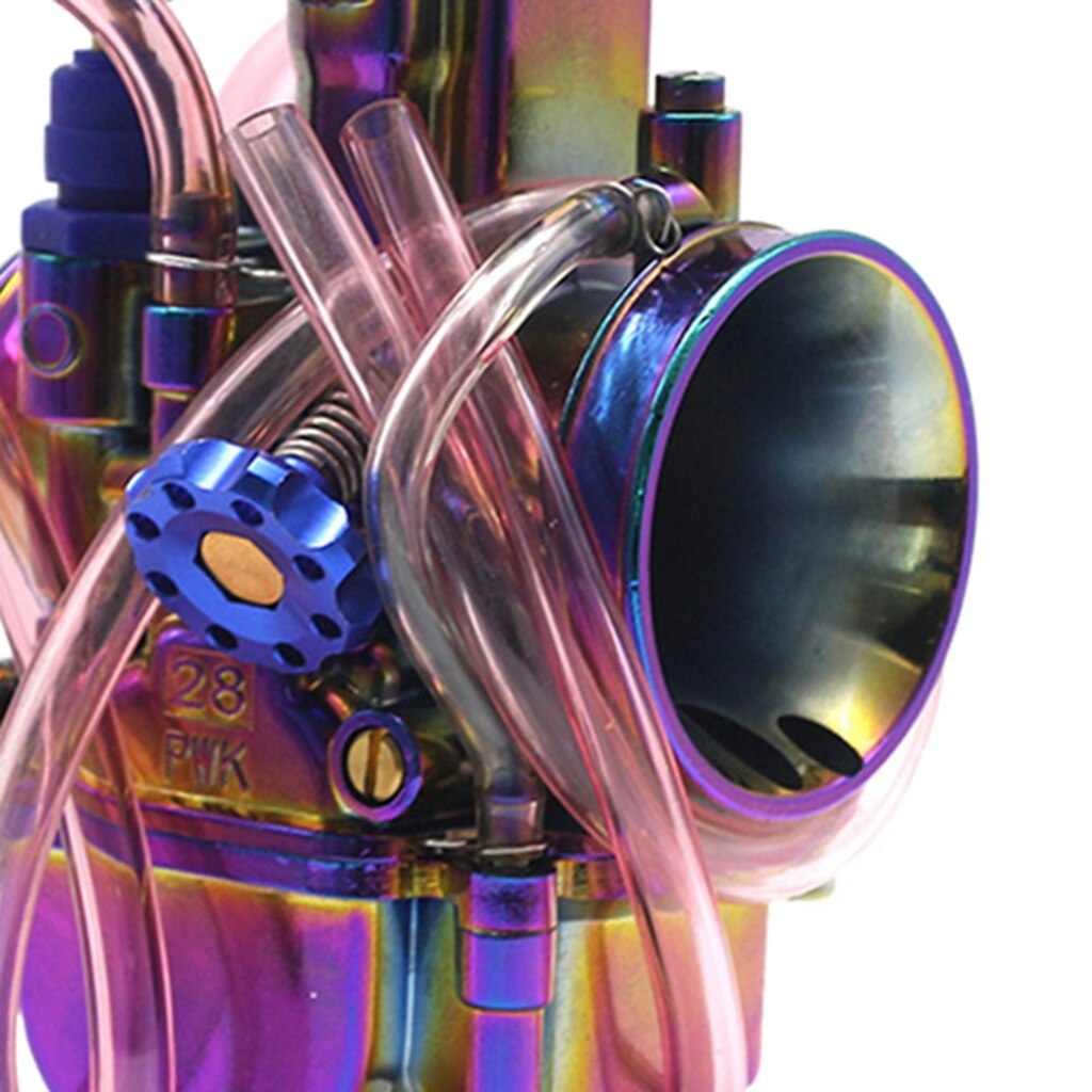 Colorful 28mm Power Jet Carburetor Carb for GY6 OKO PWK 28 Fits 2