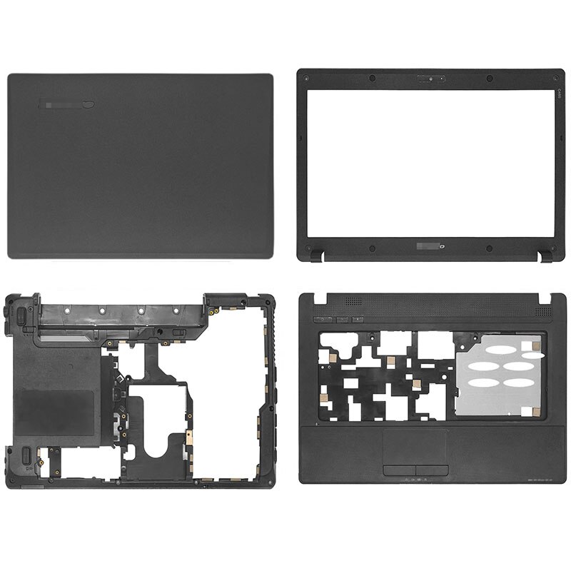 Voor Lenovo G465 G460 Serie Laptop Lcd-backcover Voorkant Palmrest Bottom Case Abcd Cover zwart