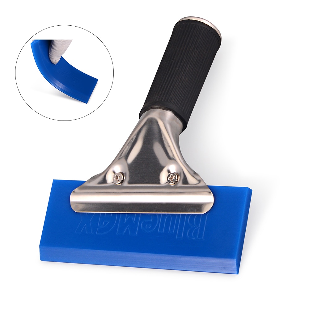 EHDIS – raclette BLUEMAX, manche en vinyle, pelle à neige, grattoir à glace, lame en caoutchouc, teinte de fenêtre, outil de nettoyage, lavage de voiture