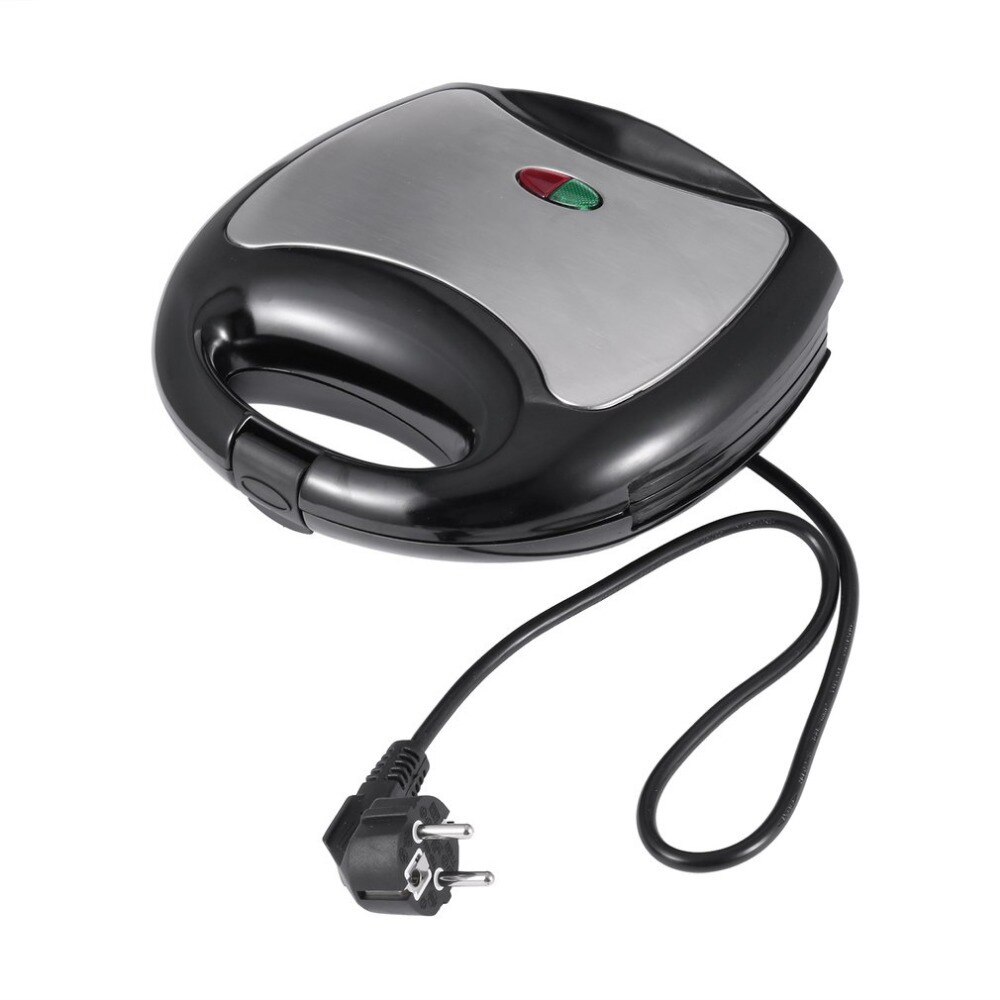 750W Mini Dreieck Sandwich Maker 220V Brot Toaster Persönliche Frühstück Maschine Braten Ei Werkzeug Edelstahl hause verwendet