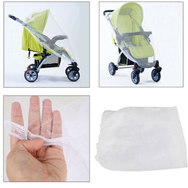 Baby Stroller Mosquito Net Full Insect Cover Carriage Kid Portable Foldable Netting