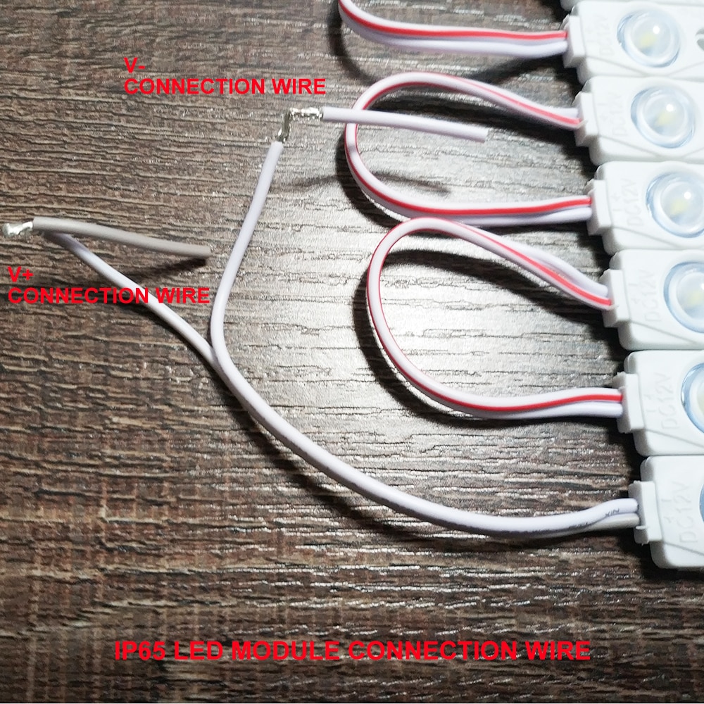 Led Modules Rohs 20 Stks/partij 12V Waterdichte IP65 1.5W 3 Leds/Pcs Led Module Verlichting Voor Teken reclame Uithangbord Backlight