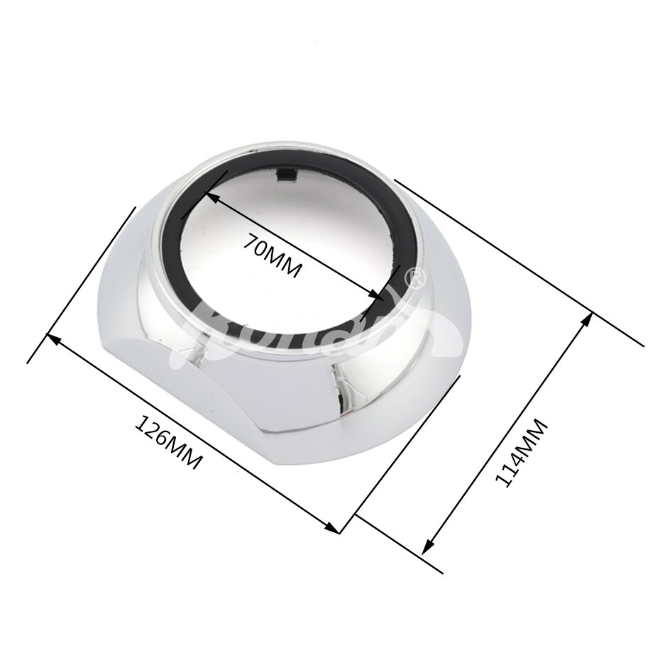 RONAN – cache-phare pour Hella kito Q5 MH1, 2.5 &quot;, 3.0&quot;, lentille de projecteur bi-xénon, éclairage de voiture