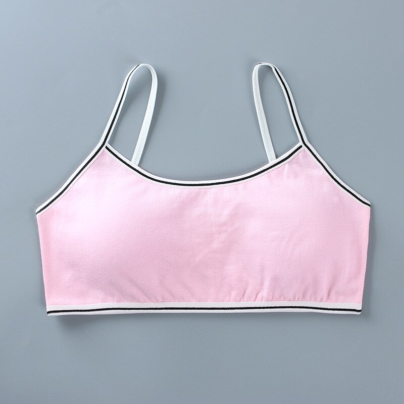 3Pcs Katoen Meisjes Beha Ontwikkelingsstoornissen Vest Sling 8-16 Jaar Oude Kinderen Tube Top Training Beha Tiener meisjes Kleding 10 14 16